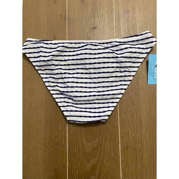 NWT Eda London striped swim bottoms, size extra small - Picture 4 of 6